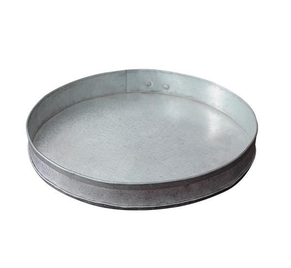 6 Inch Aluminized Steel Pizza Pan | Tredy Foods