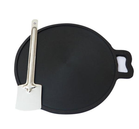 Indian cooking Iron Dosa Tawa with Handle Black 11 inch 