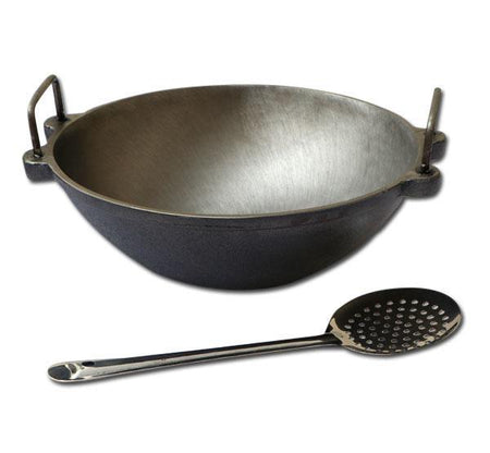 https://www.tredyfoods.com/cdn/shop/products/Cast-Iron-Kadai-25-Litre-with-Skimmer_450x450.jpg?v=1637366839