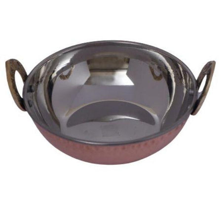 Stainless Steel Kadai Online  Deep Frying Pan with Copper Bottom