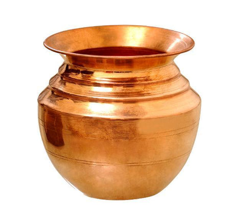 Kumbakonam Copper Tumbler Set Model 5 (2 Pcs)